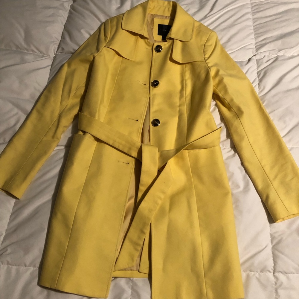 The Limited size S Yellow Trench Jacket